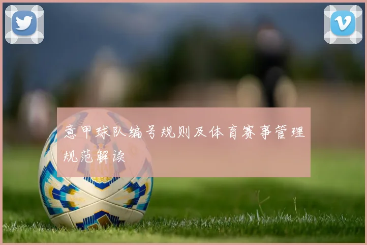 意甲球队编号规则及体育赛事管理规范解读